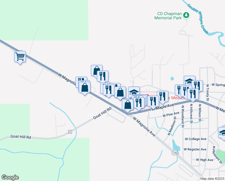 map of restaurants, bars, coffee shops, grocery stores, and more near 28-62 Briarcliff Road in Geneva