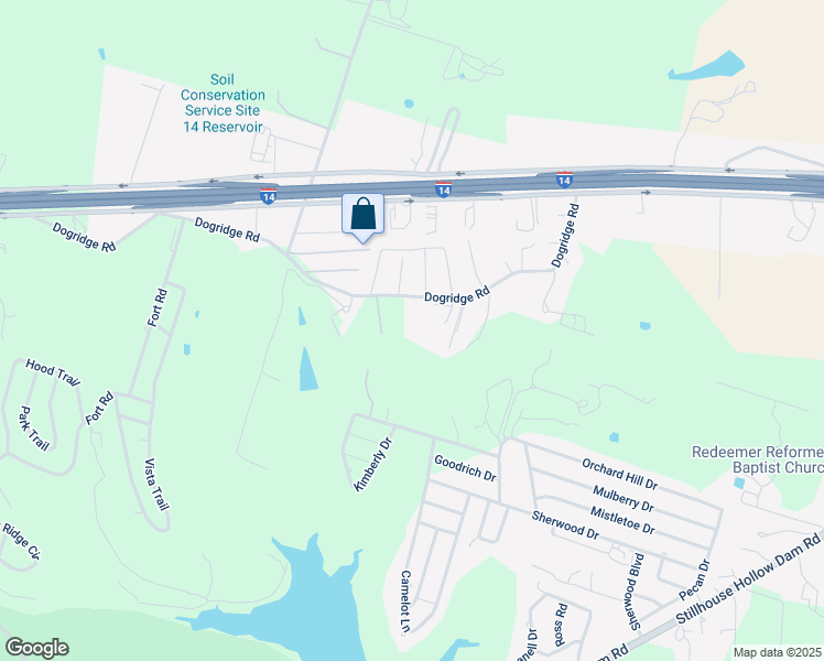 map of restaurants, bars, coffee shops, grocery stores, and more near 5401 Dogridge Road in Belton