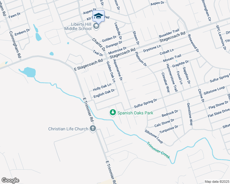 map of restaurants, bars, coffee shops, grocery stores, and more near 5505 English Oak Drive in Killeen