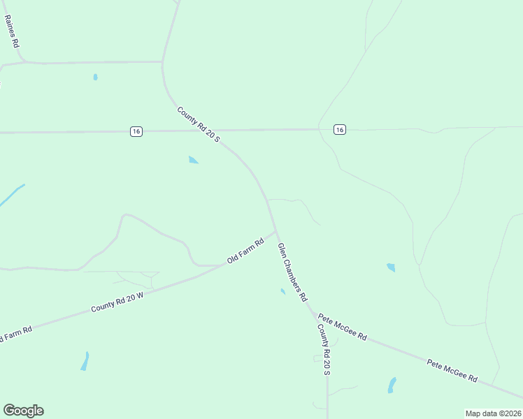 map of restaurants, bars, coffee shops, grocery stores, and more near Glen Chambers Road in Florala