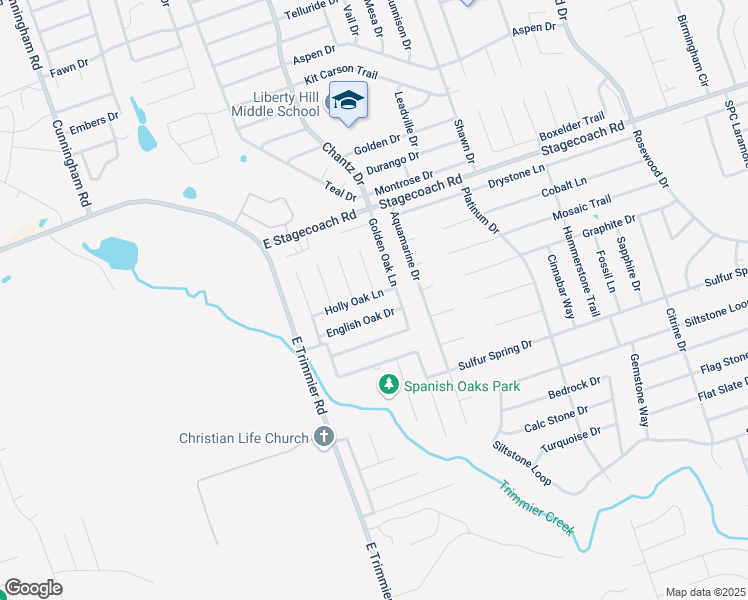 map of restaurants, bars, coffee shops, grocery stores, and more near 5505 English Oak Drive in Killeen