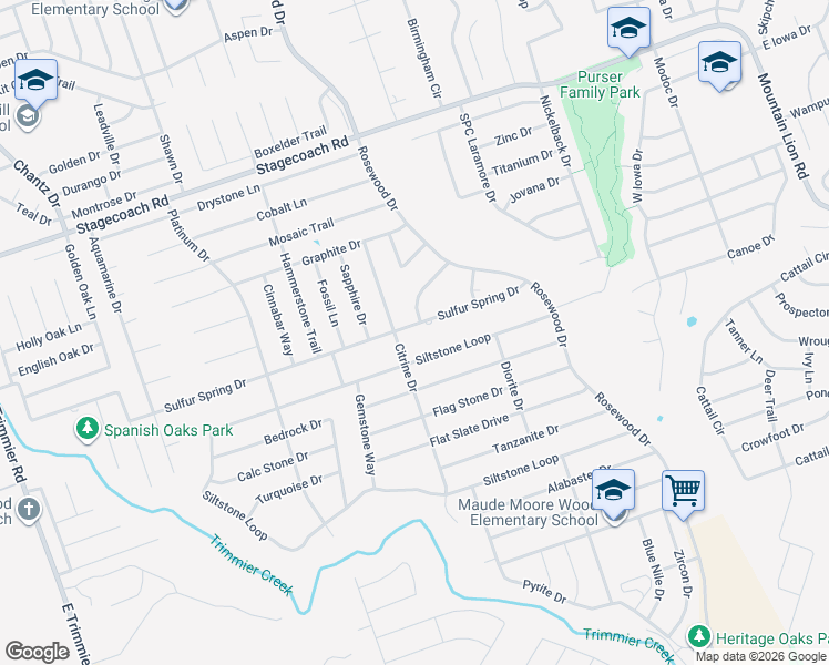 map of restaurants, bars, coffee shops, grocery stores, and more near 6106 Sulfur Spring Drive in Killeen