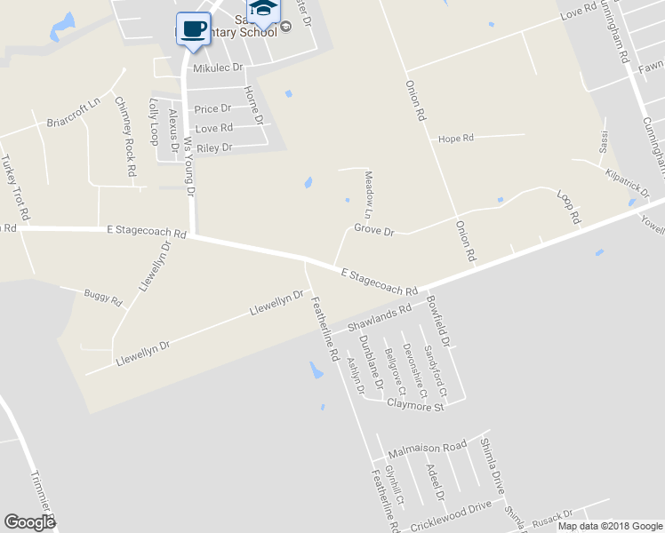 map of restaurants, bars, coffee shops, grocery stores, and more near 216 Grove Drive in Killeen