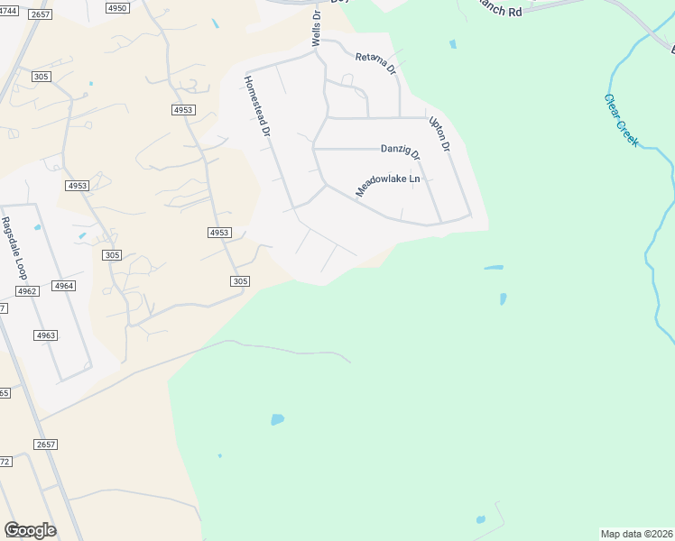 map of restaurants, bars, coffee shops, grocery stores, and more near 171 Bobcat Circle in Kempner