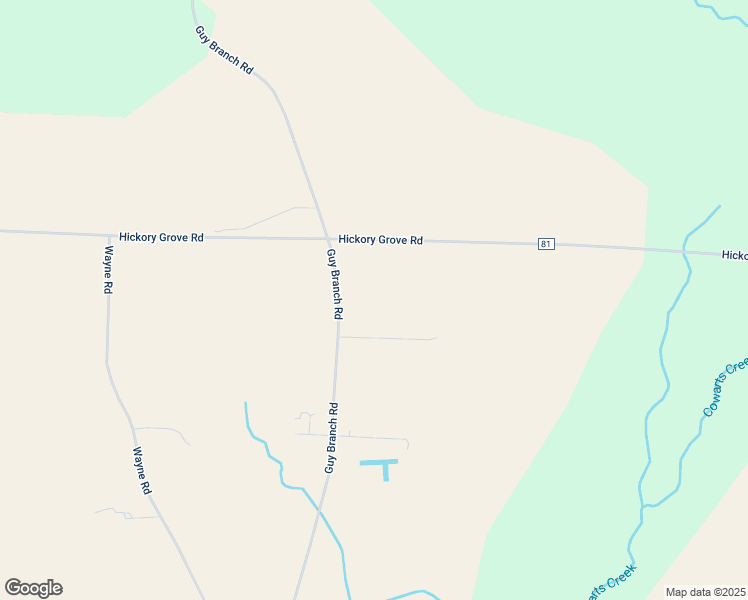 map of restaurants, bars, coffee shops, grocery stores, and more near 1265 Guy Branch Road in Cottonwood