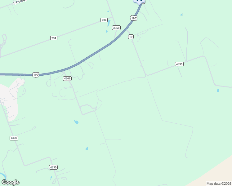 map of restaurants, bars, coffee shops, grocery stores, and more near 512 County Road 4390 in Kempner
