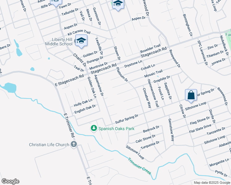 map of restaurants, bars, coffee shops, grocery stores, and more near 5608 Mosaic Trail in Killeen
