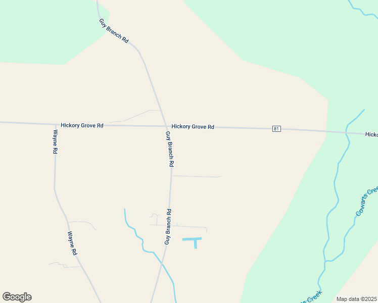 map of restaurants, bars, coffee shops, grocery stores, and more near 1265 Guy Branch Road in Cottonwood