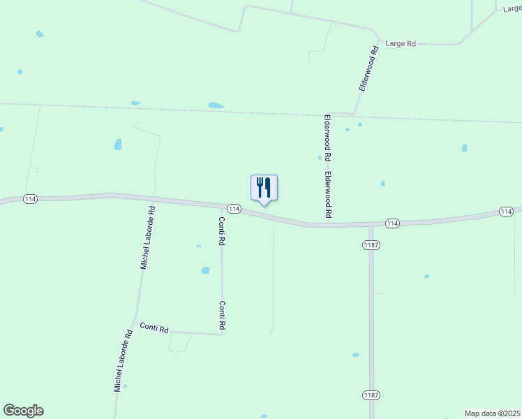 map of restaurants, bars, coffee shops, grocery stores, and more near 5559 Louisiana 114 in Mansura