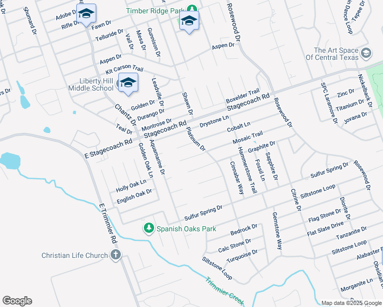 map of restaurants, bars, coffee shops, grocery stores, and more near 5617 Mosaic Trail in Killeen