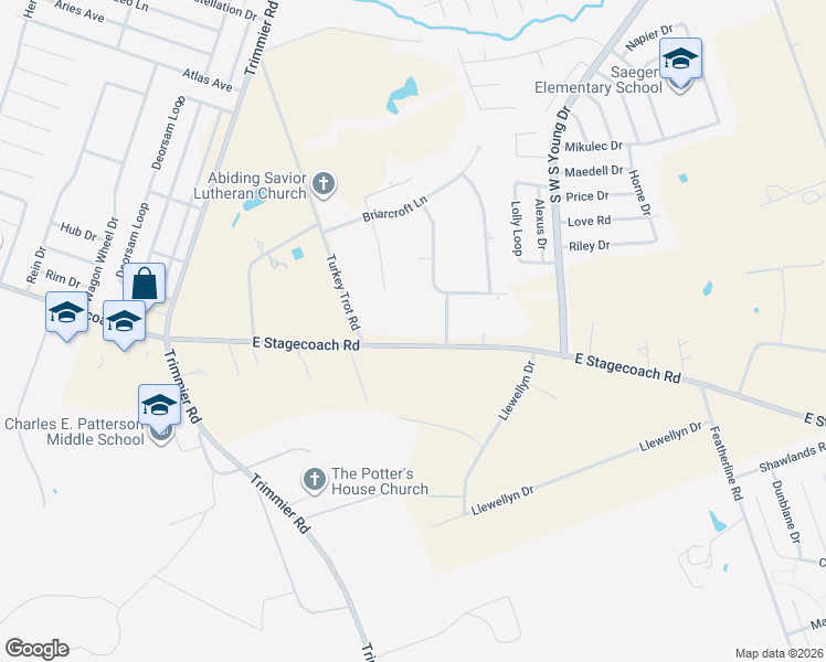 map of restaurants, bars, coffee shops, grocery stores, and more near 280 Mighty Oak Lane in Killeen
