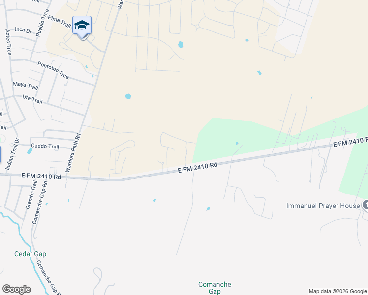 map of restaurants, bars, coffee shops, grocery stores, and more near 13436 East Knights Way in Belton