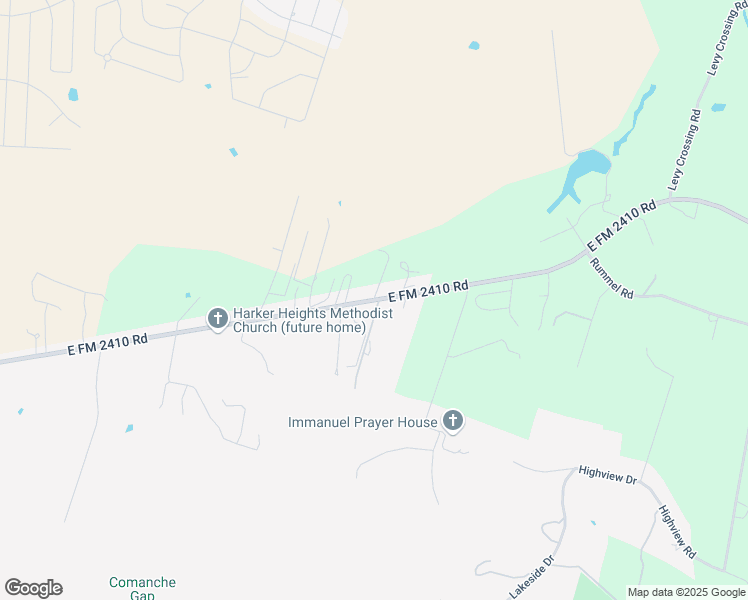 map of restaurants, bars, coffee shops, grocery stores, and more near 13436 East Knights Way in Belton