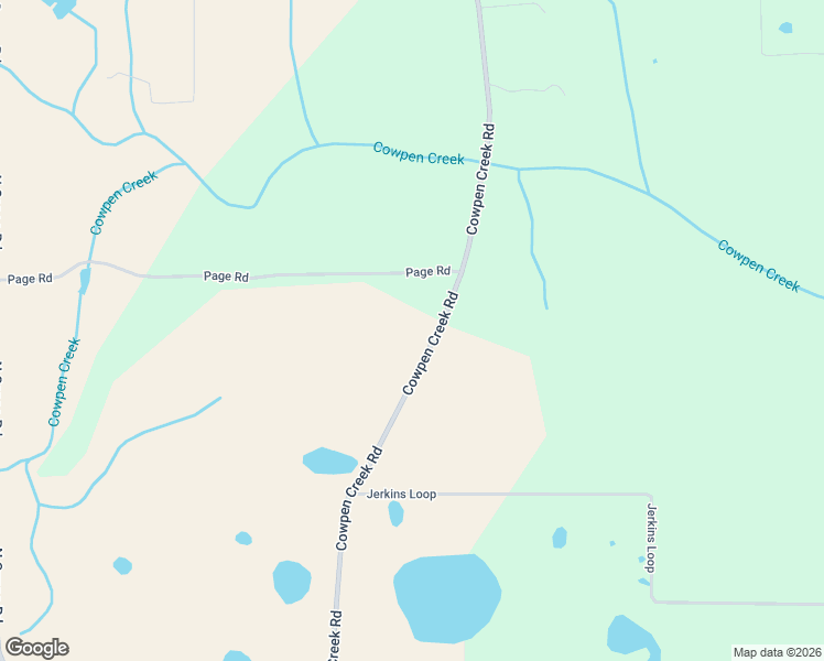 map of restaurants, bars, coffee shops, grocery stores, and more near 2033 Cowpen Creek Road in Atmore