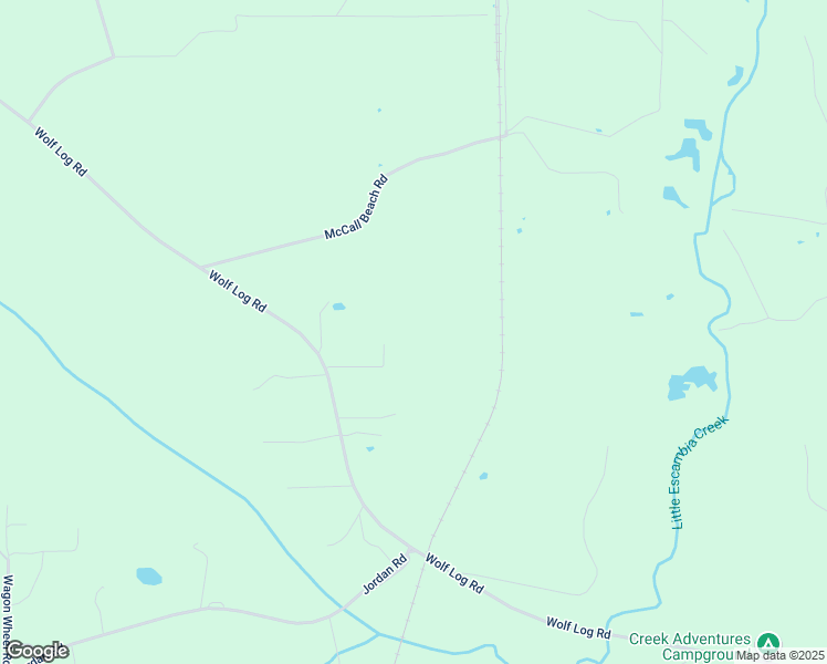 map of restaurants, bars, coffee shops, grocery stores, and more near 3812 Wolf Log Road in Flomaton