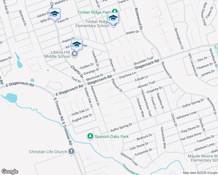 map of restaurants, bars, coffee shops, grocery stores, and more near 5615 Cobalt Lane in Killeen