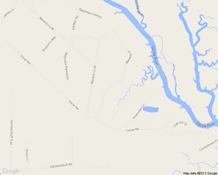 map of restaurants, bars, coffee shops, grocery stores, and more near Waverly Lane in White Oak