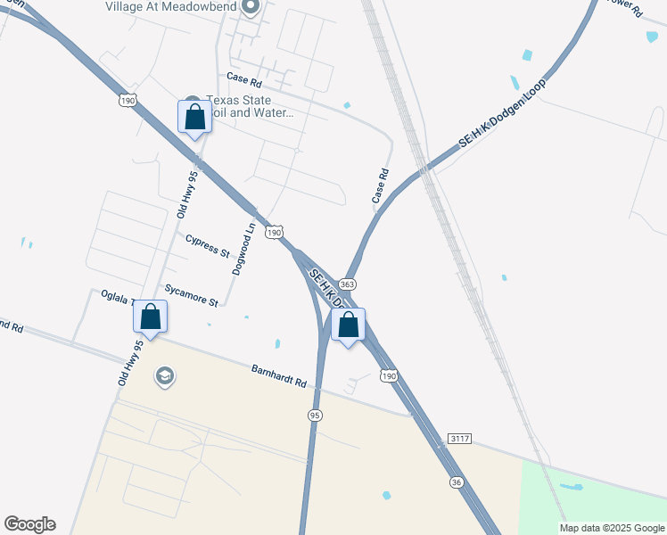 map of restaurants, bars, coffee shops, grocery stores, and more near 21820 Southeast H K Dodgen Loop in Temple