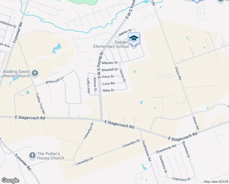 map of restaurants, bars, coffee shops, grocery stores, and more near 2302 Riley Drive in Killeen