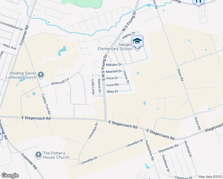 map of restaurants, bars, coffee shops, grocery stores, and more near 2304 Love Road in Killeen