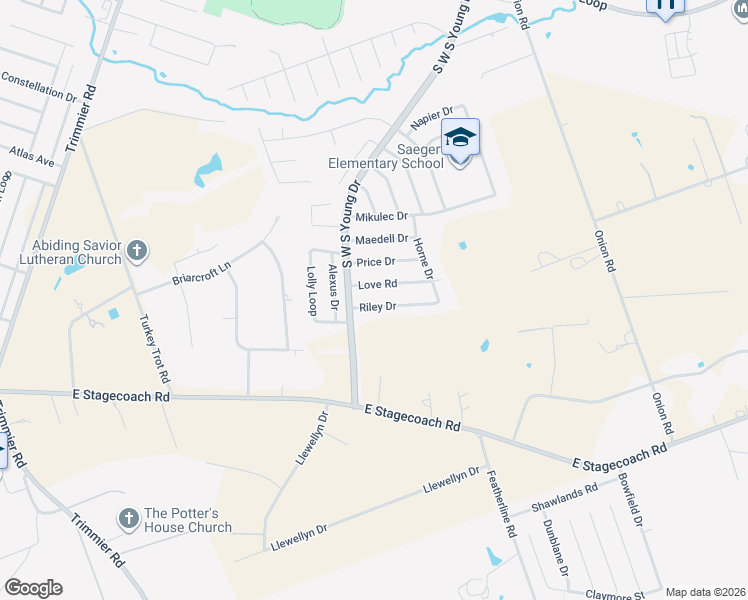 map of restaurants, bars, coffee shops, grocery stores, and more near 2304 Love Road in Killeen