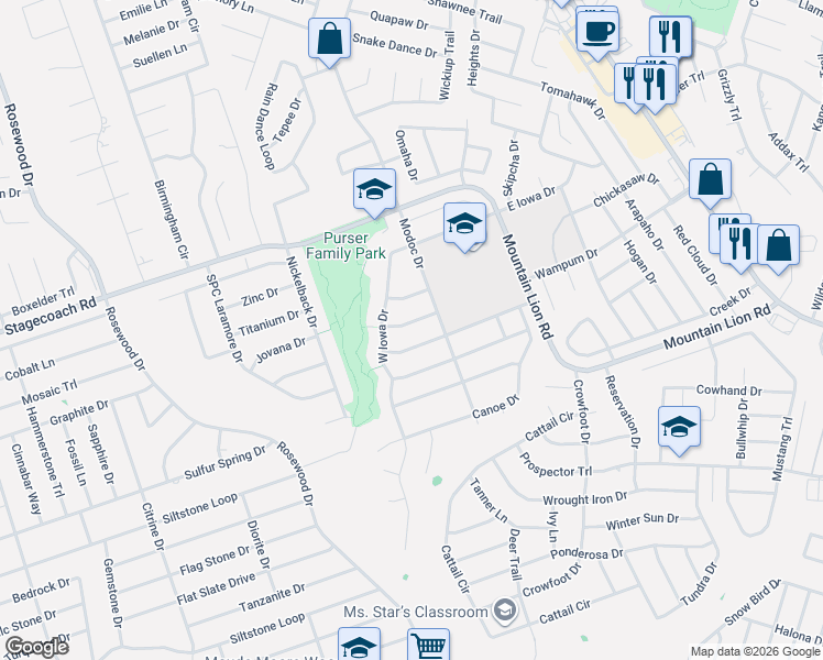 map of restaurants, bars, coffee shops, grocery stores, and more near 106 Mission Drive in Harker Heights