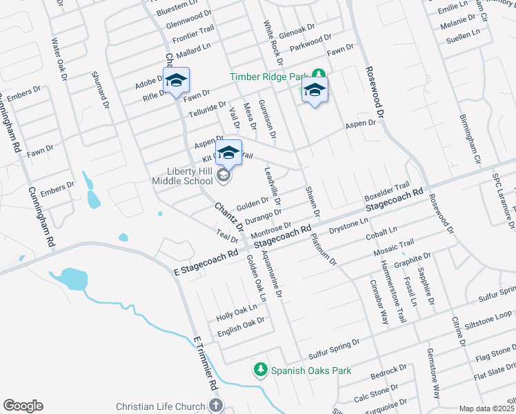 map of restaurants, bars, coffee shops, grocery stores, and more near 5504 Golden Drive in Killeen