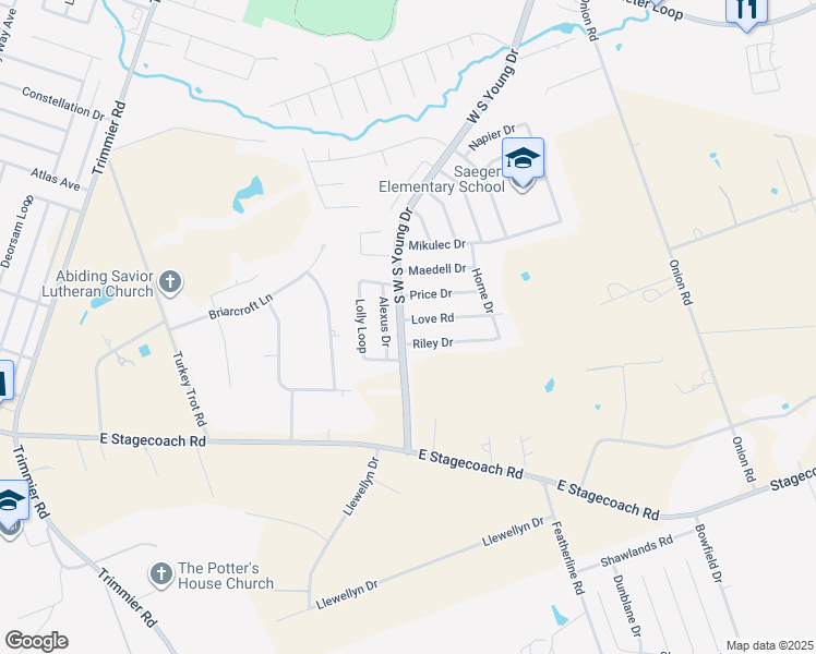 map of restaurants, bars, coffee shops, grocery stores, and more near 2200 Love Road in Killeen