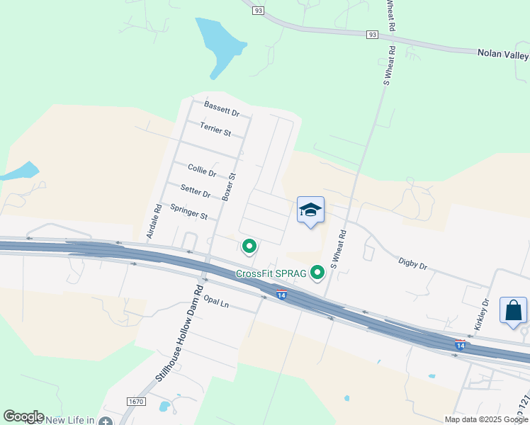 map of restaurants, bars, coffee shops, grocery stores, and more near 3305 James Ridge Drive in Belton