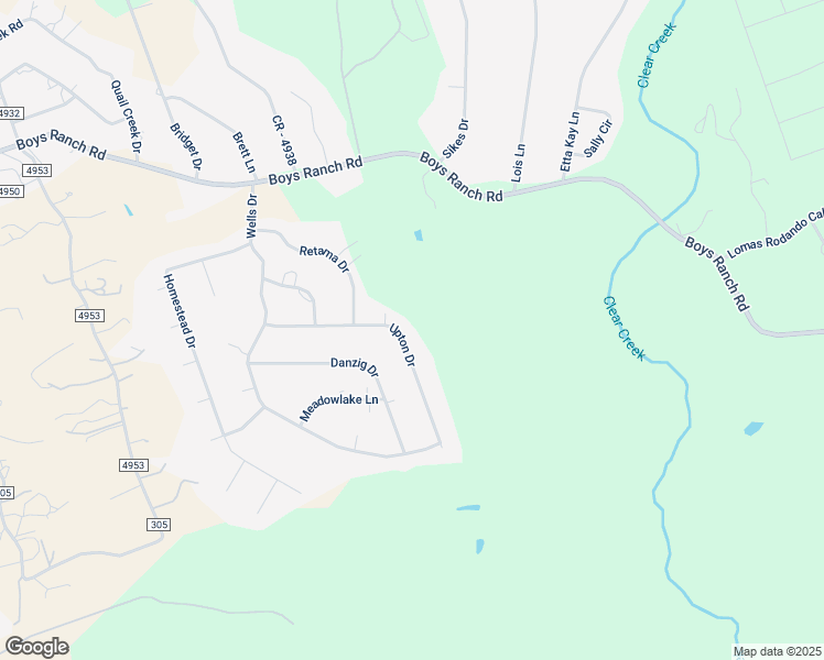 map of restaurants, bars, coffee shops, grocery stores, and more near 3440 Upton Drive in Kempner