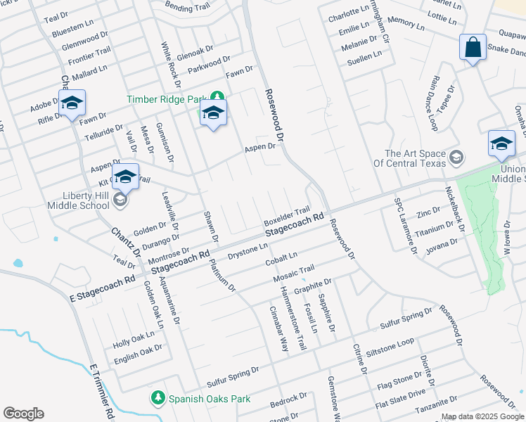 map of restaurants, bars, coffee shops, grocery stores, and more near 4702 Bear River Trail in Killeen