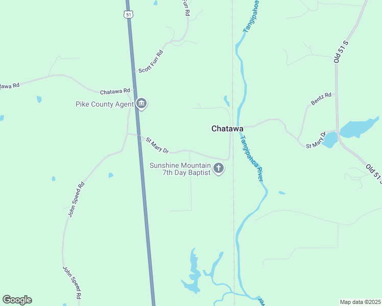 map of restaurants, bars, coffee shops, grocery stores, and more near in Chatawa