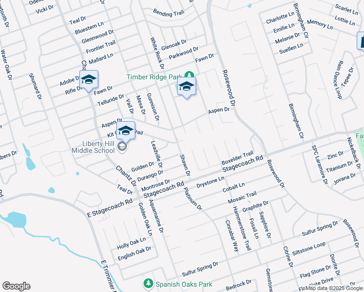 map of restaurants, bars, coffee shops, grocery stores, and more near 5605 Shawn Drive in Killeen