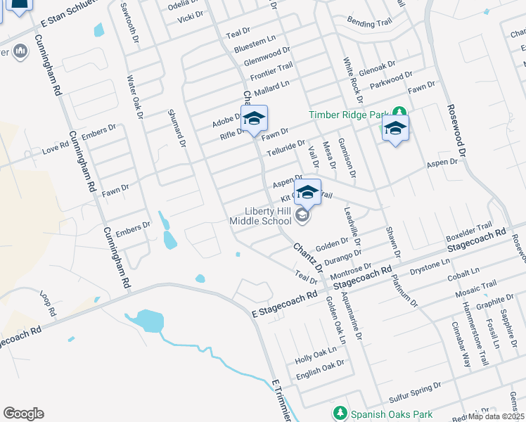 map of restaurants, bars, coffee shops, grocery stores, and more near 4406 Kit Carson Trail in Killeen