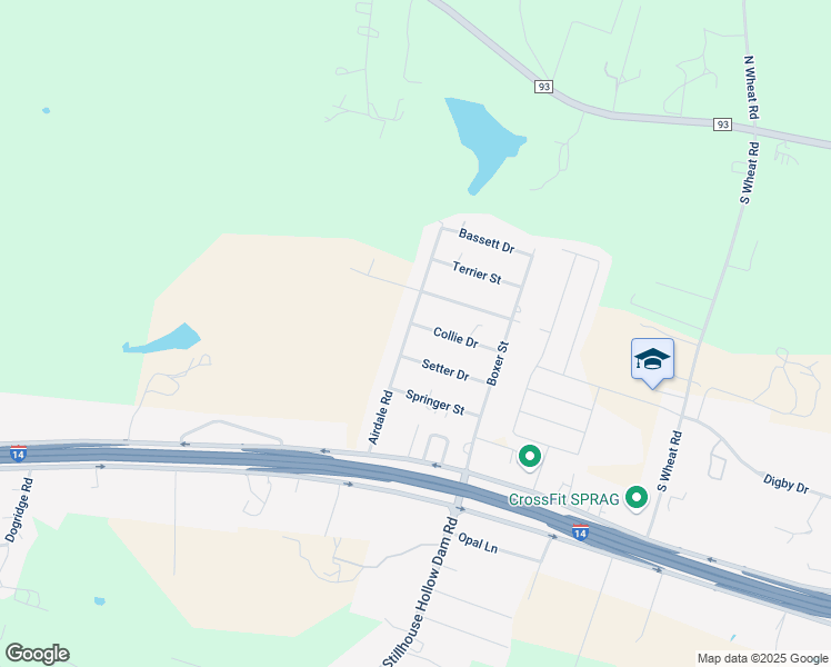 map of restaurants, bars, coffee shops, grocery stores, and more near 1230 Airdale Road in Belton