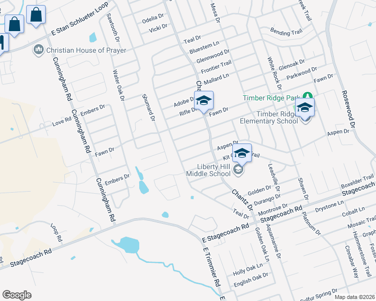 map of restaurants, bars, coffee shops, grocery stores, and more near 4210 Breckenridge Drive in Killeen