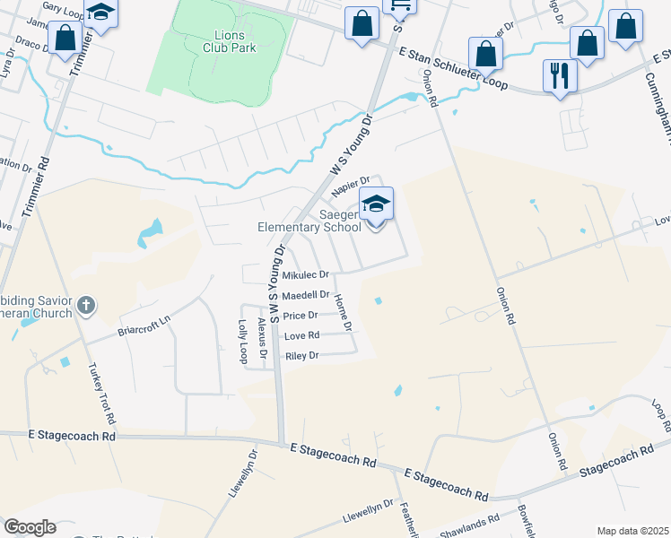 map of restaurants, bars, coffee shops, grocery stores, and more near 5614 Orts Drive in Killeen