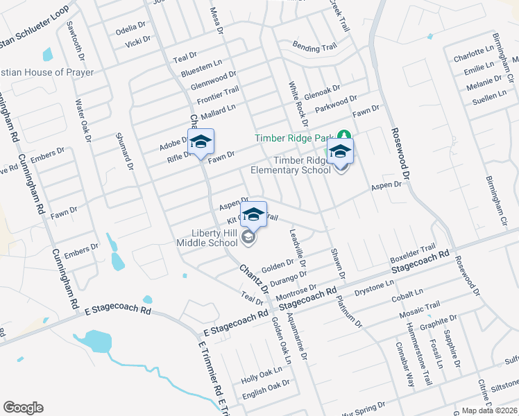 map of restaurants, bars, coffee shops, grocery stores, and more near 4703 Kit Carson Trail in Killeen