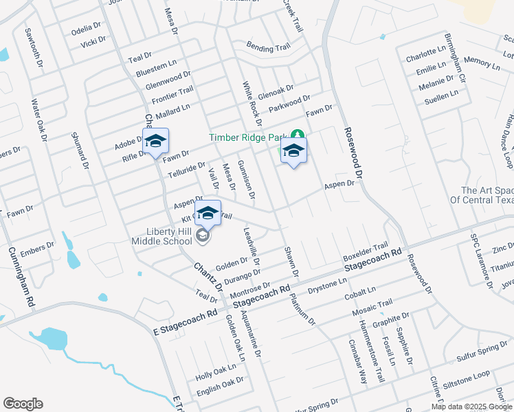 map of restaurants, bars, coffee shops, grocery stores, and more near 5508 Gunnison Drive in Killeen