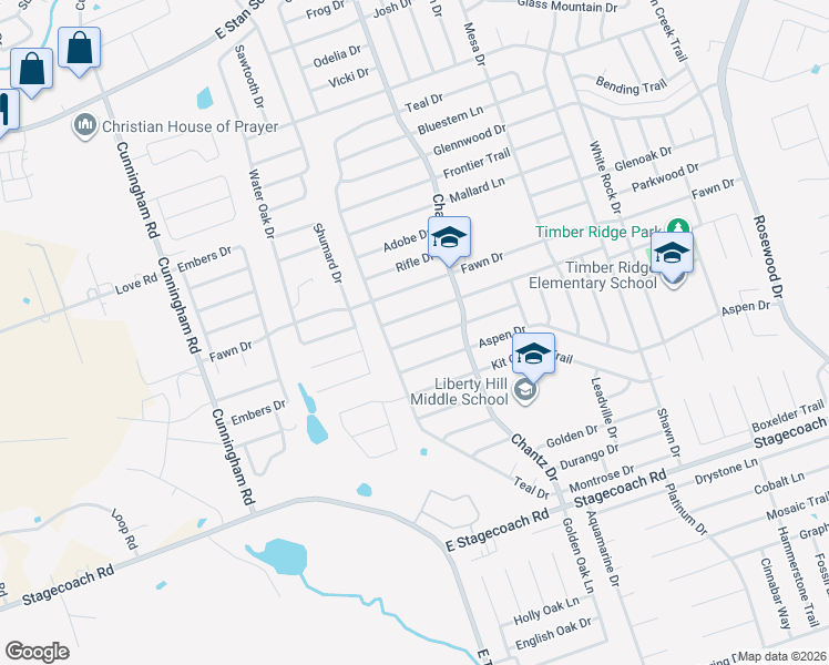 map of restaurants, bars, coffee shops, grocery stores, and more near 4210 Breckenridge Drive in Killeen