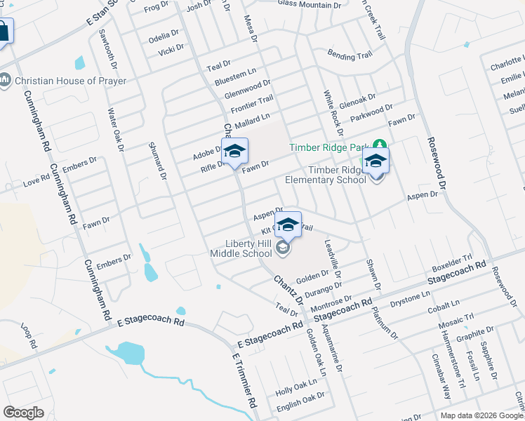 map of restaurants, bars, coffee shops, grocery stores, and more near 4502 Aspen Drive in Killeen