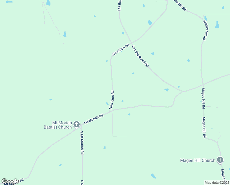 map of restaurants, bars, coffee shops, grocery stores, and more near 210 New Zion Road in Tylertown