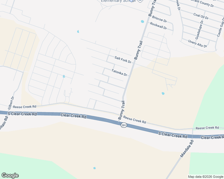 map of restaurants, bars, coffee shops, grocery stores, and more near 3605 Tecovas Springs Court in Killeen