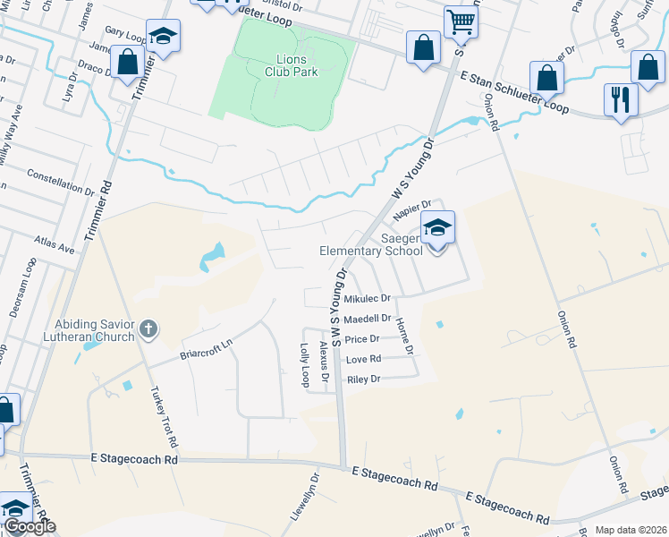 map of restaurants, bars, coffee shops, grocery stores, and more near 2004 Charleston Court in Killeen