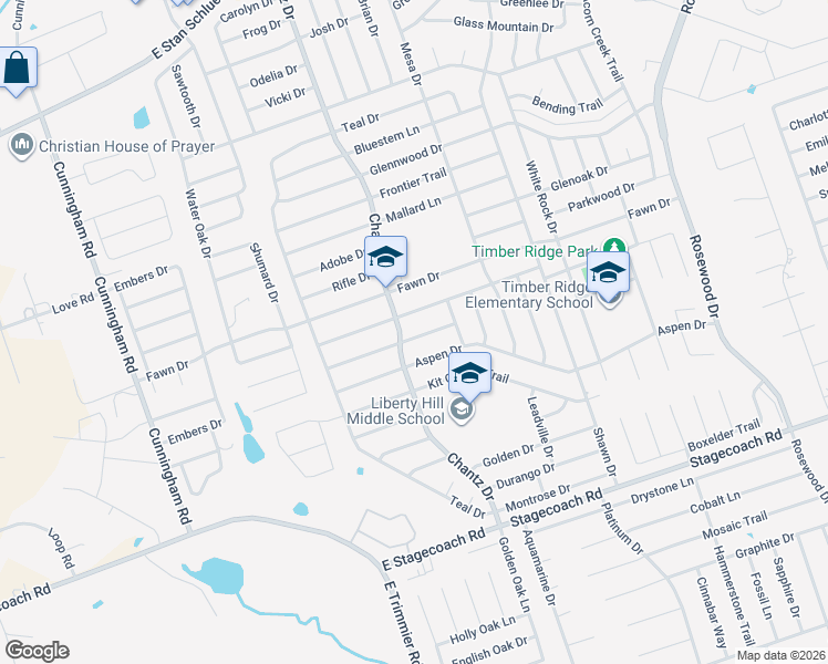 map of restaurants, bars, coffee shops, grocery stores, and more near 4401 Telluride Drive in Killeen