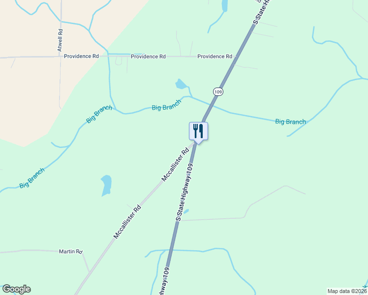 map of restaurants, bars, coffee shops, grocery stores, and more near 99 Mccallister Road in Slocomb