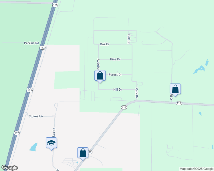 map of restaurants, bars, coffee shops, grocery stores, and more near 52 Hill Drive in Forest Hill
