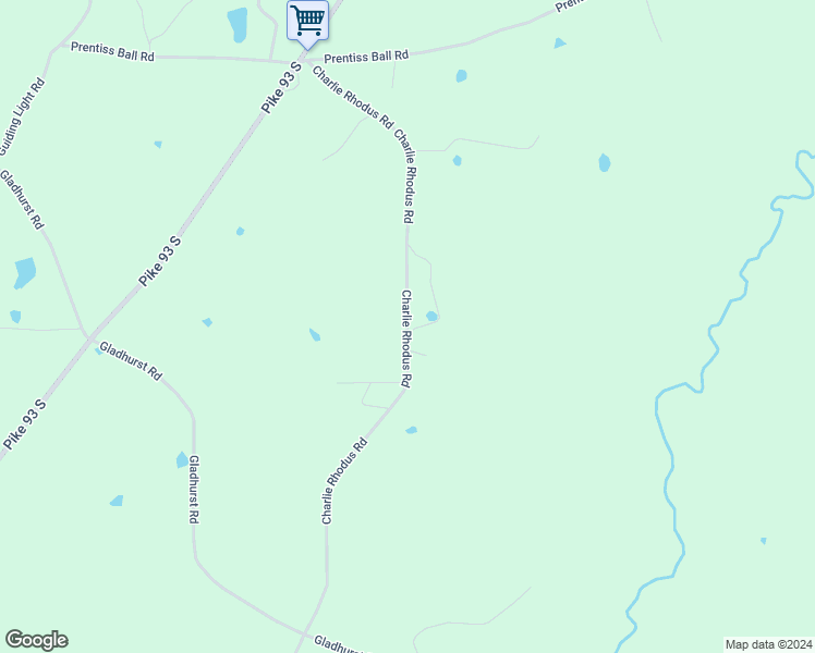 map of restaurants, bars, coffee shops, grocery stores, and more near 3122 Charlie Rhodus Road in Magnolia