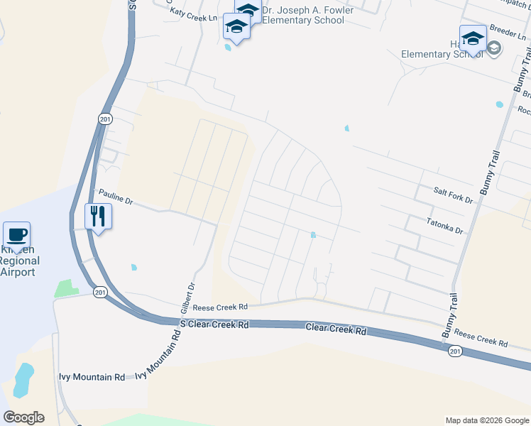 map of restaurants, bars, coffee shops, grocery stores, and more near 4408 Colonel Drive in Killeen