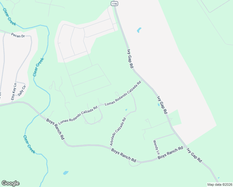 map of restaurants, bars, coffee shops, grocery stores, and more near 3151 Lomas Rodando Calzada Road in Kempner